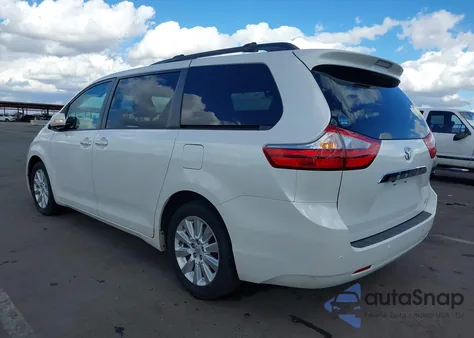 2015 Toyota Sienna Limited Premium 7 Passenger from USA, damaged, VIN 5TDDK3DC5FS098174